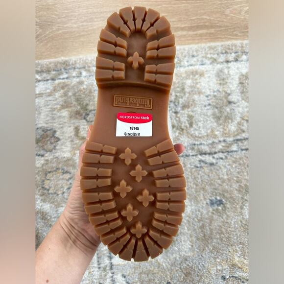 Timberland Puffer Boot in Light Grey Nubuck Blue Size 8.5 NWT - Picture 4 of 12